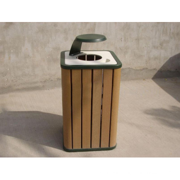 2014 High Quanlity Cheap Outdoor Environment WPC Dustbin/Trash Can